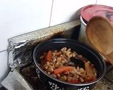 Foto del paso 6 de la receta: Fideos tornillo saltado de pollo