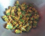 A picture of step 2 of "Bhindi fry"(Ladies finger) #SSP #Cookpad.