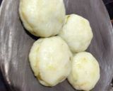 A picture of step 3 of Aloo Tikki stuffed with green Peas.