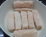 A picture of step 1 of Paneer Kurkure.