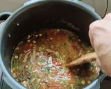 A picture of step 5 of Whole Jowar Upma in Pressure cooker.