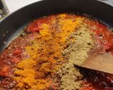 A picture of step 3 of Indian pepper chicken.