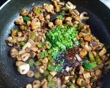 A picture of step 8 of Bao Bun with mushroom filling.