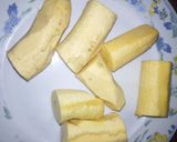 A picture of step 3 of Plantain kibab.