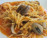 Foto del paso 10 de la receta: Fideos con Almejas y Langostinos