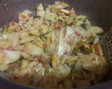 A picture of step 1 of Aloo ki Bhujiya.