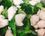 Hình bước làm 3 của món Canh Bông Su Lơ Xanh Nấu Giò Sống😍