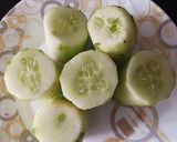 A picture of step 1 of Beet Raita in Cucumber Cups.