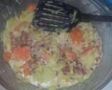 Foto del paso 4 de la receta Quiche de verduras y jamón serrano