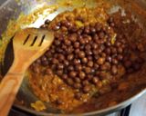 A picture of step 10 of Chana Masala Biryani.