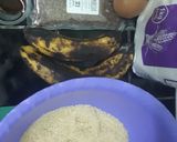 A picture of step 1 of Linseed banana Cake # Food Photography contest #.