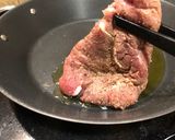 A picture of step 3 of Ladies rump steak with roasted vegetables.