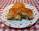 A picture of step 9 of My Mom’s Spanakotyropita (Spinach and Feta Pie) ❤️.