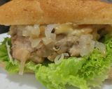 Foto del paso 11 de la receta: Sándwich de pollo y cebollas grilladas🥪🧀🍗