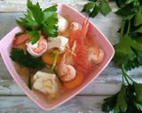 Foto langkah ke 5 dari resep Sup Udang Tahu Bakso #PR_OlahanUdang.