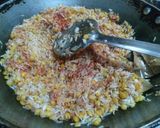A picture of step 4 of Chana dal pulao.
