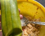 Foto langkah ke 4 dari resep Pepes Tahu Udang.