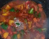 A picture of step 3 of Mexican Rice.