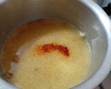 A picture of step 2 of Soji ka halwa.