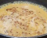 A picture of step 3 of Besan drumstick ---- a simple yet tasty summer vegetable.