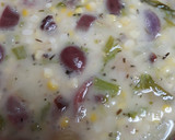 A picture of step 2 of Sweet Chowder.