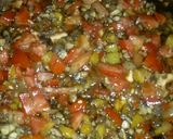 A picture of step 2 of Soy Spaghetti Meatballs,& Peppers.