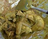 Foto langkah ke 5 dari resep Ayam bakar santan bumbu kuning simpel.
