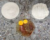 Foto del paso 4 de la receta: 🍗🧀🥓Milanesas de pollo rellenas, horneadas y con un toque diferente 🥓🧀🍗