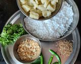 साबुदाणा खिचडी (sabudana khichdi recipe in marathi) रेसिपी स्टेप 1 फोटो 