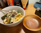 A picture of step 2 of Chestnut Pumpkin Egg Salad.
