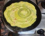 A picture of step 4 of Stuffed moong dal wrap.