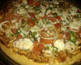 صورة لخطوة 6 من وصفة بيتزا الخضروات 🍕