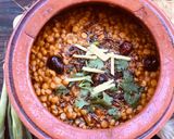 A picture of step 8 of Dhaba style chane ki daal.