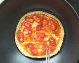 Hình bước làm 5 của món Pizza Không Lò Nướng, Không Men Nở !! Dễ làm nhấtttt !!!