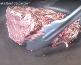 A picture of step 4 of Beef Carpaccio.