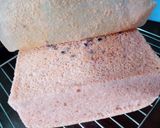 Foto langkah ke 6 dari resep 15.8#52 Blueberry Jam Ogura Cake.
