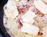 Une image de l'étape 3 de Pizza 🍕 wrap savoyarde au munster #août ou raclette.
