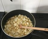 A picture of step 2 of Cauliflower and Parmesan soup.