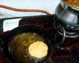 A picture of step 5 of Aloo Tamater Curry with Beetroot Puri.