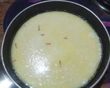 A picture of step 4 of Kesari Sama Rice halwa.