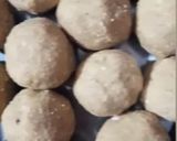 A picture of step 13 of Besan Gond Laddu.