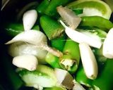 A picture of step 1 of Raw tamotoes neem chutney.