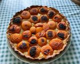 Une image de l'étape 15 de Tarte aux abricots, miel et crème vanille.