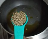 A picture of step 11 of Lobia Daal.