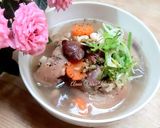 Hình bước làm 3 của món Chân giò hầm đậu