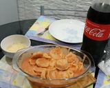 Foto del paso 10 de la receta: Sorrentinos caseros de jamón y queso con salsa rosa