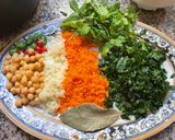 A picture of step 2 of Vegan Chorba with Orzo and Vegetables.