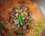 A picture of step 3 of Beetroot Tomato rice.