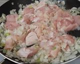 Foto del paso 3 de la receta: Fideos con pollo al verdeo y crema