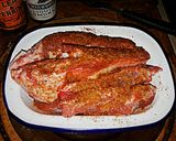 A picture of step 2 of Tex's Ribs in BBQ Gravy 🐷.